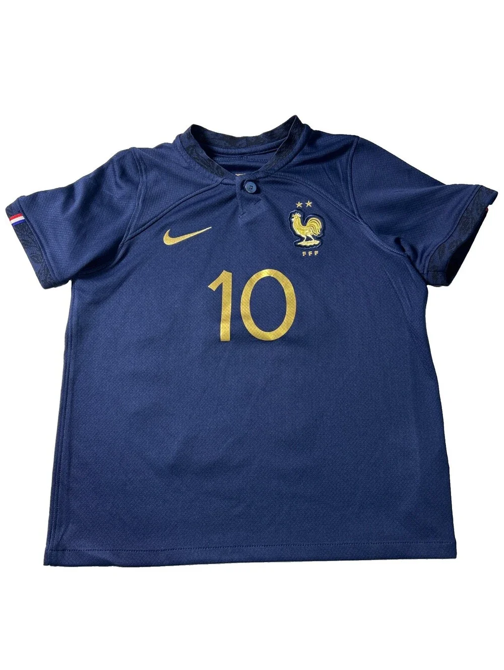 Nike France Home Mini Kit 2022-2023 Child Unisex Size M T Shirts